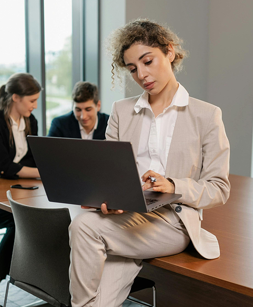 People discussing IT solutions